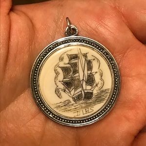 Vintage nautical pendant